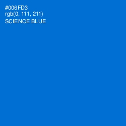 #006FD3 - Science Blue Color Image